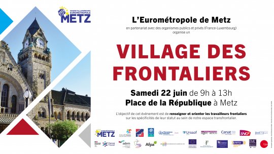 Le village des frontaliers revient pour sa 3ème édition à Metz !